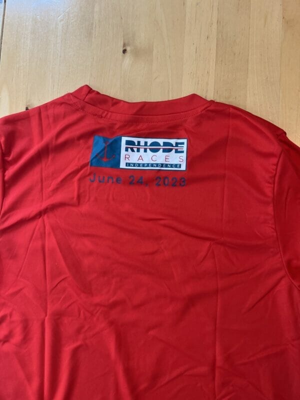 2023 Independence Rhode Race Half Marathon T-shirt - Back