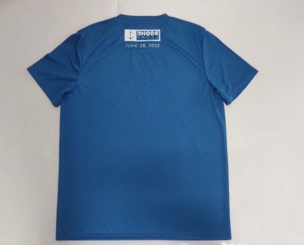 2024 Independence Rhode Race Official Athlete Bristol Half Marathon T-shirt - Image 4