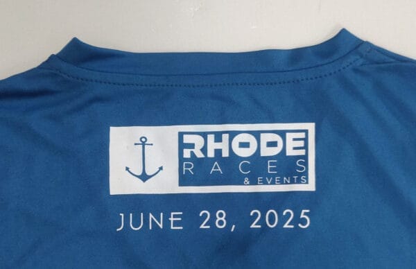 2024 Independence Rhode Race Official Athlete Bristol Half Marathon T-shirt - Image 5