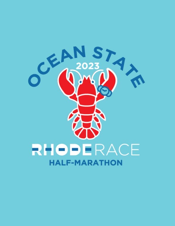 2023 Ocean State Rhode Races Official Half Marathon T-shirt design