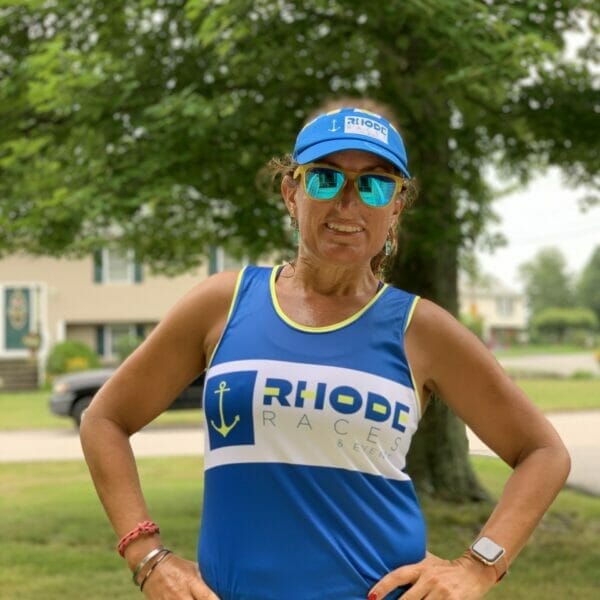 Rhode Races Running Singlets front